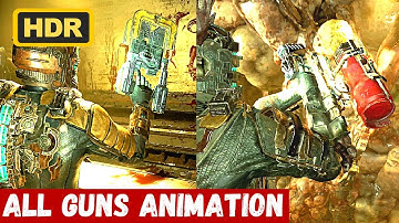 All Guns Pick Animation - Dead Space Remake