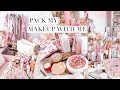 PACK MY MAKEUP WITH ME FOR MY TRIP!✈️💕