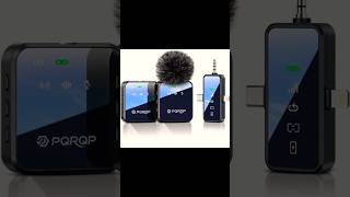 PQRQP 3 in 1 Wireless Mini Microphone for Recording Youtube, Interviews, Vlogs, Tiktok &amp; Live Stream