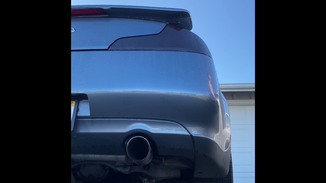 2005 G35 Rev Up Coupe Muffler & Resonator Delete YouTube