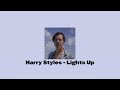 Harry Styles Lights Up Sped Up 