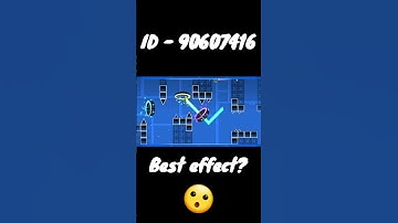 The best EFFECT in Geometry dash??? | Change of Scene