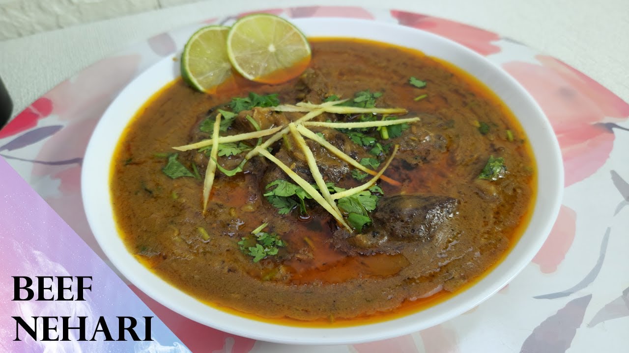 Azhar Nehari Delhi Special Beef Nehari | Ghar pe tayar #beefniharirecipe - YouTube