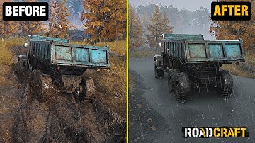 Roadcraft - Restoring an Abandoned Muddy Path (4K)