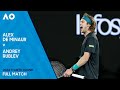 Alex de Minaur v Andrey Rublev Full Match | Australian Open 2024 Fourth Round