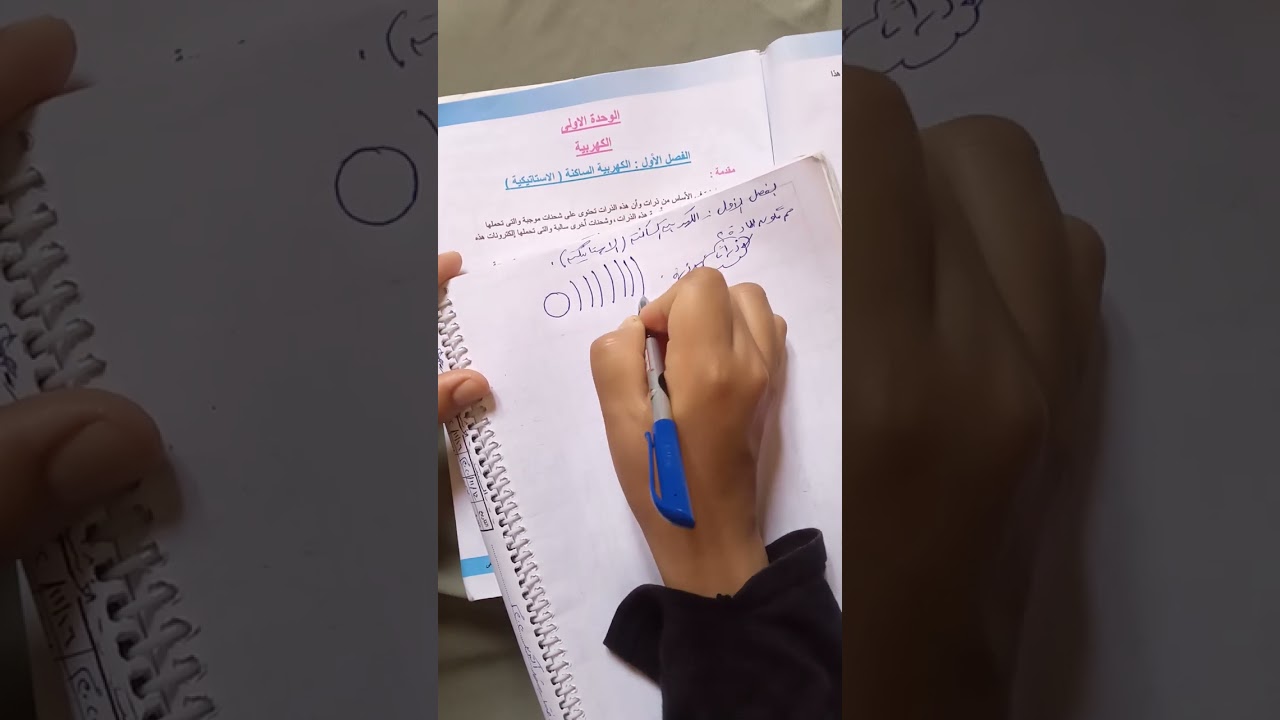 فيزياء عامه للصف الثالث الثانوي الصناعي الدرس الاول الكهربية الساكنة الكهربية 2023/2024الاستاتيكيه