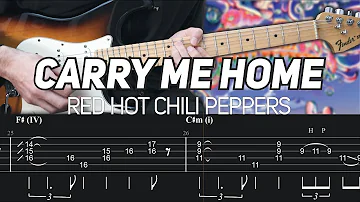 Red Hot Chili Peppers - Carry Me Home (Guitar lesson with TAB)