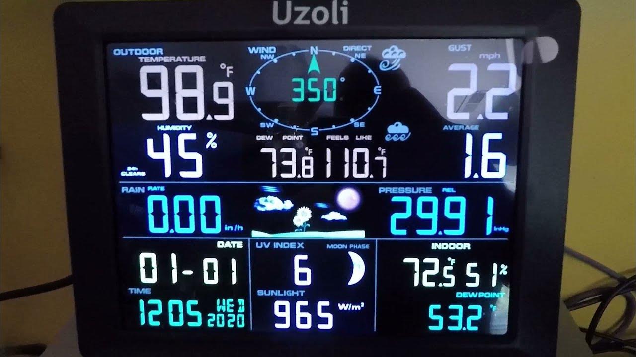 Overview & Testing a Uzoli WiFi Weather Station - YouTube