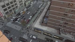 Window View in Manhattan: Afternoon Pulse of the City Streets - November 13, 2023