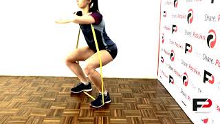 How to train the front squat with band for the young athlete Link B...