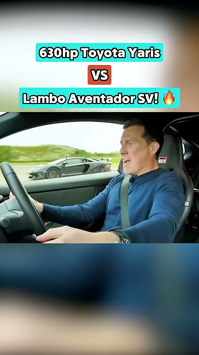 1.6L GR Yaris vs 6.5L Lambo 💀