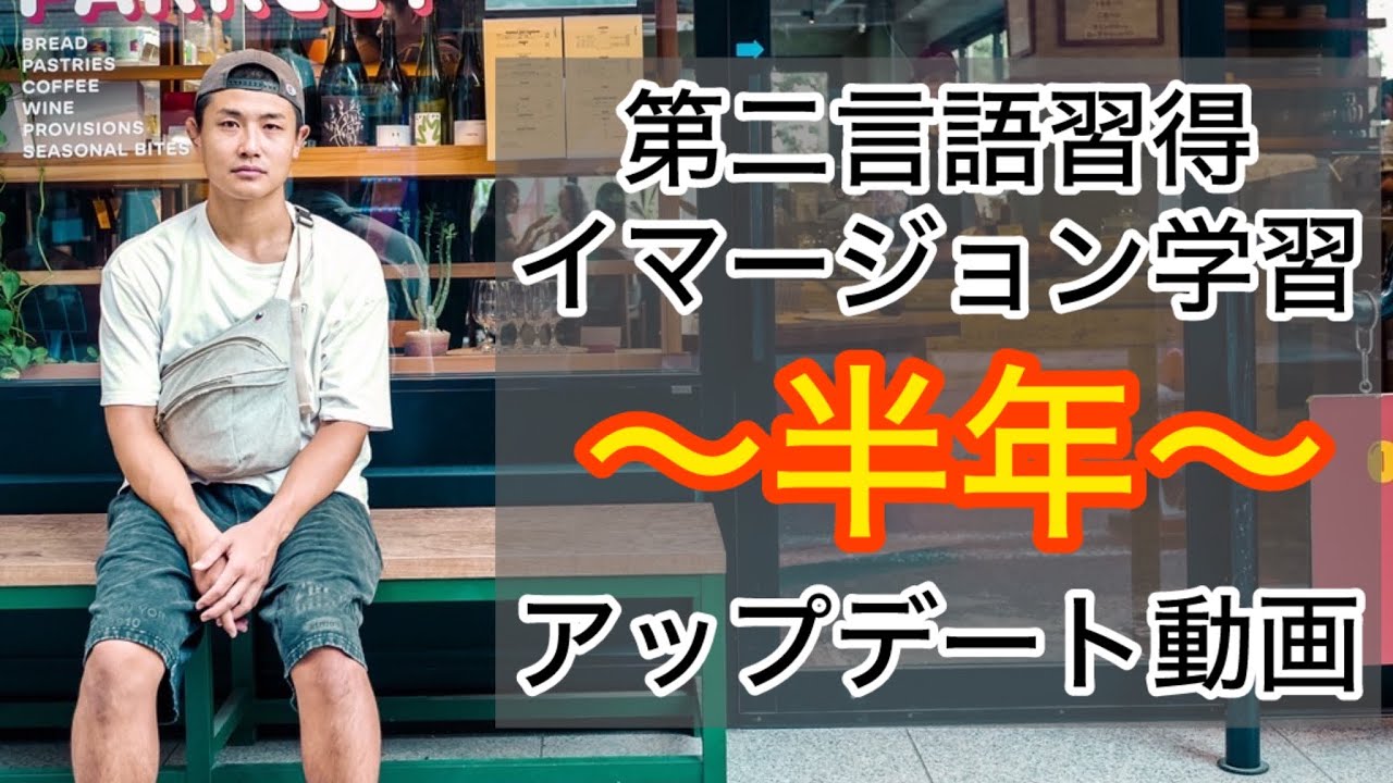 【6ヶ月】英語イマージョン学習アップデート動画【第二言語習得】 English Immersion Learning 6Month Update (MIA)