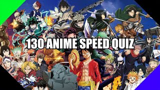 ⏱ 130개 애니 스피드 퀴즈 | 130 ANIME SPEED QUIZ screenshot 2