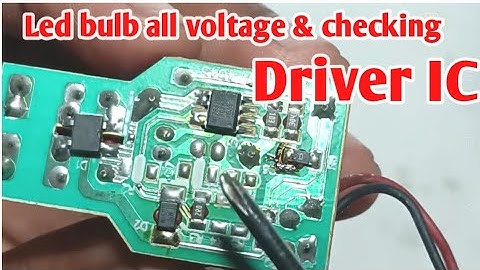 Led Bulb Driver All Voltage|| Led Bulb IC Checking||