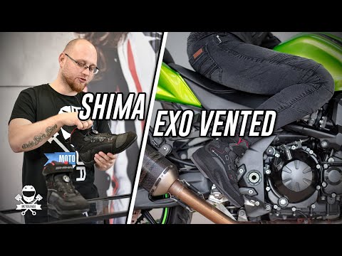 Buty motocyklowe dla niego i dla niej - miejskie Shima Exo Vented. Nowość 2020!