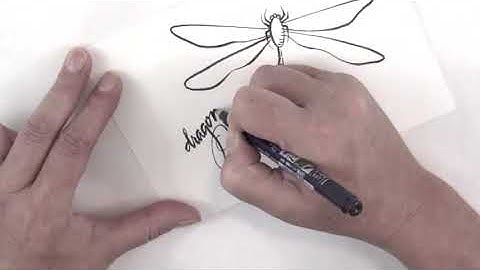 How to use Tombow Fudenosuke Pens