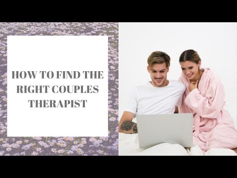 How To Find The Right Couples Therapist