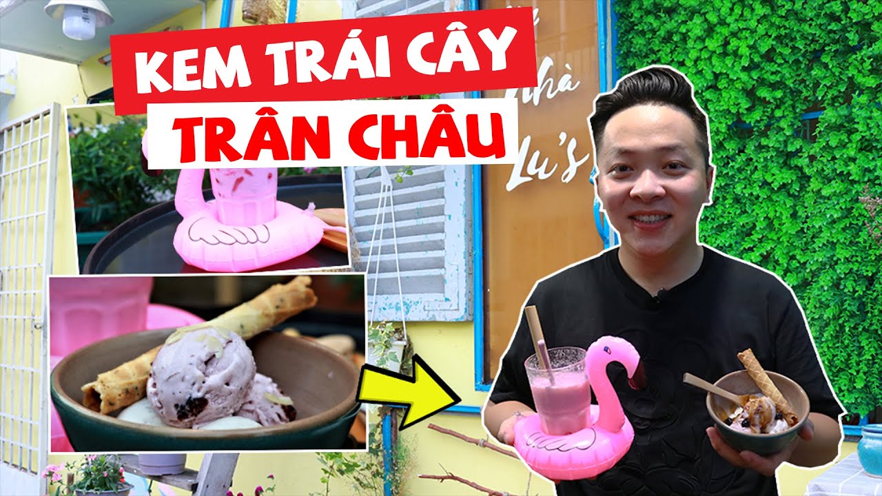 quán kem ngon ở đà lạt Update Quán kem trái cây trân châu đường đen có không gian như Đà Lạt ngay tại Sài Gòn