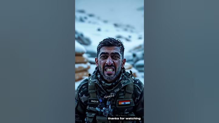 Indian Soldier and Dog Save Border from Enemy Tank! #ai #army