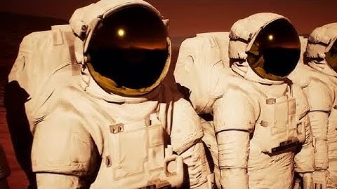 A Detachment Of Astronauts Stock Motion Graphics