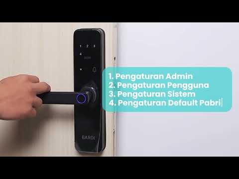 Cara Pairing BARDI Smart Door Lock Z01