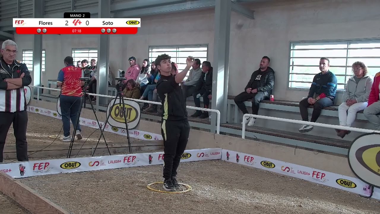 Miniature de la vidéo : Campeonato de España Individual 2025. 1/4 de final. Alejandro Flores VS David Soto. Valverdón.