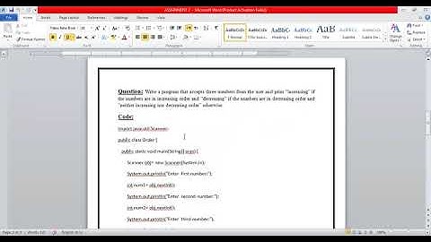 Example of if else in java -order of numbers-18222