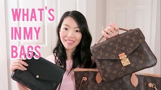 WHAT'S IN MY BAG: Switching from Louis Vuitton Neverfull MM to LV