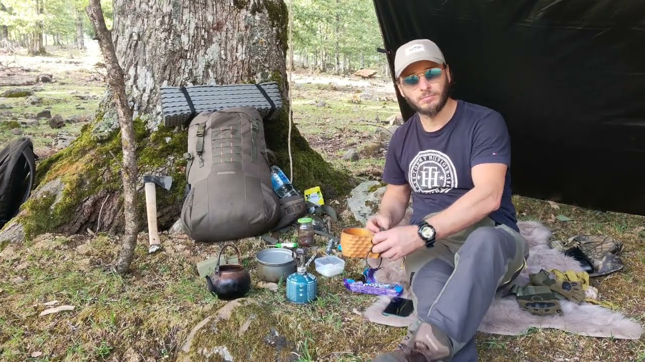 2DAYS CAMPING IN A LOST WORD-Bushcraft  From ALGERIA #wildcamping #طبيعه#nature #2023  #طبيعة_خلابة