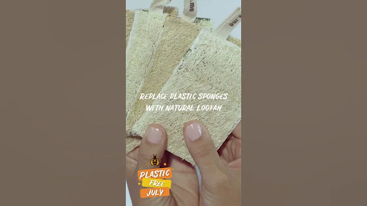 Natural loofah sponge to replace toxic plastic sponges