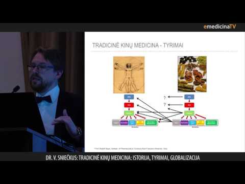 Dr. V. Sniečkus: KINŲ MEDICINA: ISTORIJA, TYRIMAI, GLOBALIZACIJA