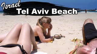 BEST BEACH on The Mediterranean?! - (Tel Aviv Beach חוף תל אביב)