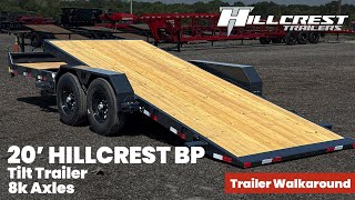 Hillcrest 20' BP Tilt Trailer – (2) 8K Axles – S00981