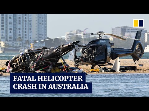 Four dead after two helicopters collide mid-air in Australia’s Gold Coast