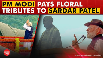 PM Modi pays floral tributes to Sardar Vallabhbhai Patel at Statue of Unity in Gujarat