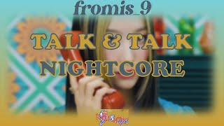 Fromis_9 - Talk & Talk [Nightcore]