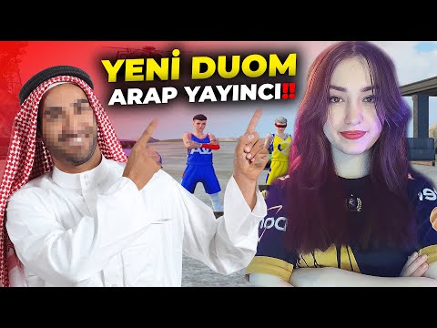 YENİ DUOM!!  ARAP YAYINCI İLE HARİTAYI TEMİZLEDİK!! - PUBGMOBILE