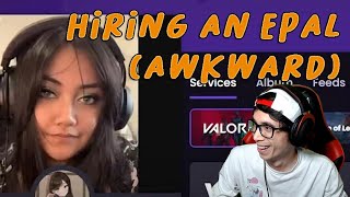 I hired an ePal to play Valorant with me - 1st Time (Awkward)