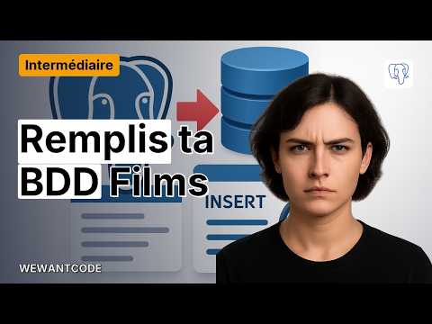 SQL and PostgreSQL 4.20: INSERT INTO: Fill Your Movie Database [Step-by-Step]