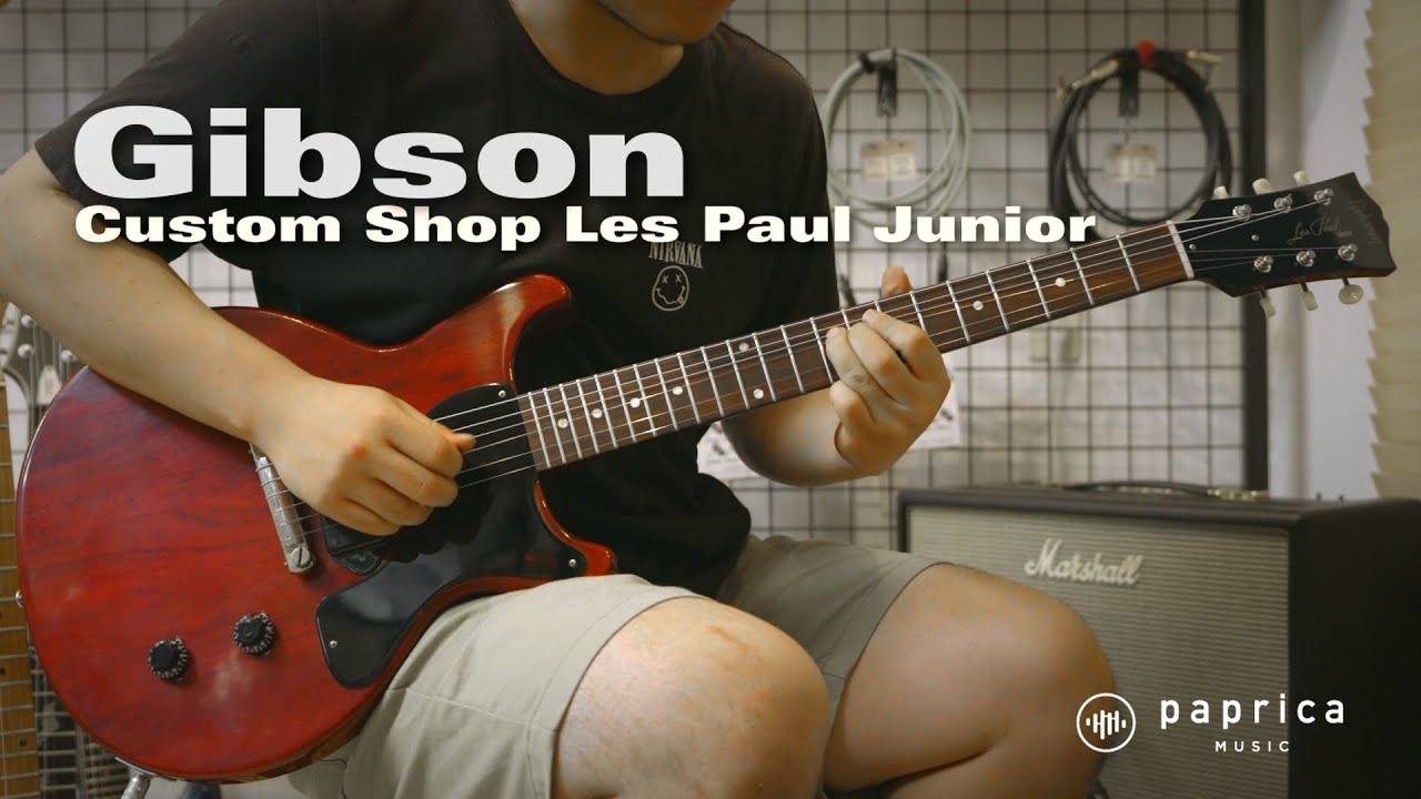 ギター Gibson Custom Shop 1958 Les Paul Jr. DC Gibson Custom Shop 1958 Les Paul Junior DC VOS Cherry Red 2024