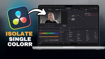 How To ISOLATE A Single COLOR In Davinci Resolve in SECONDS!
