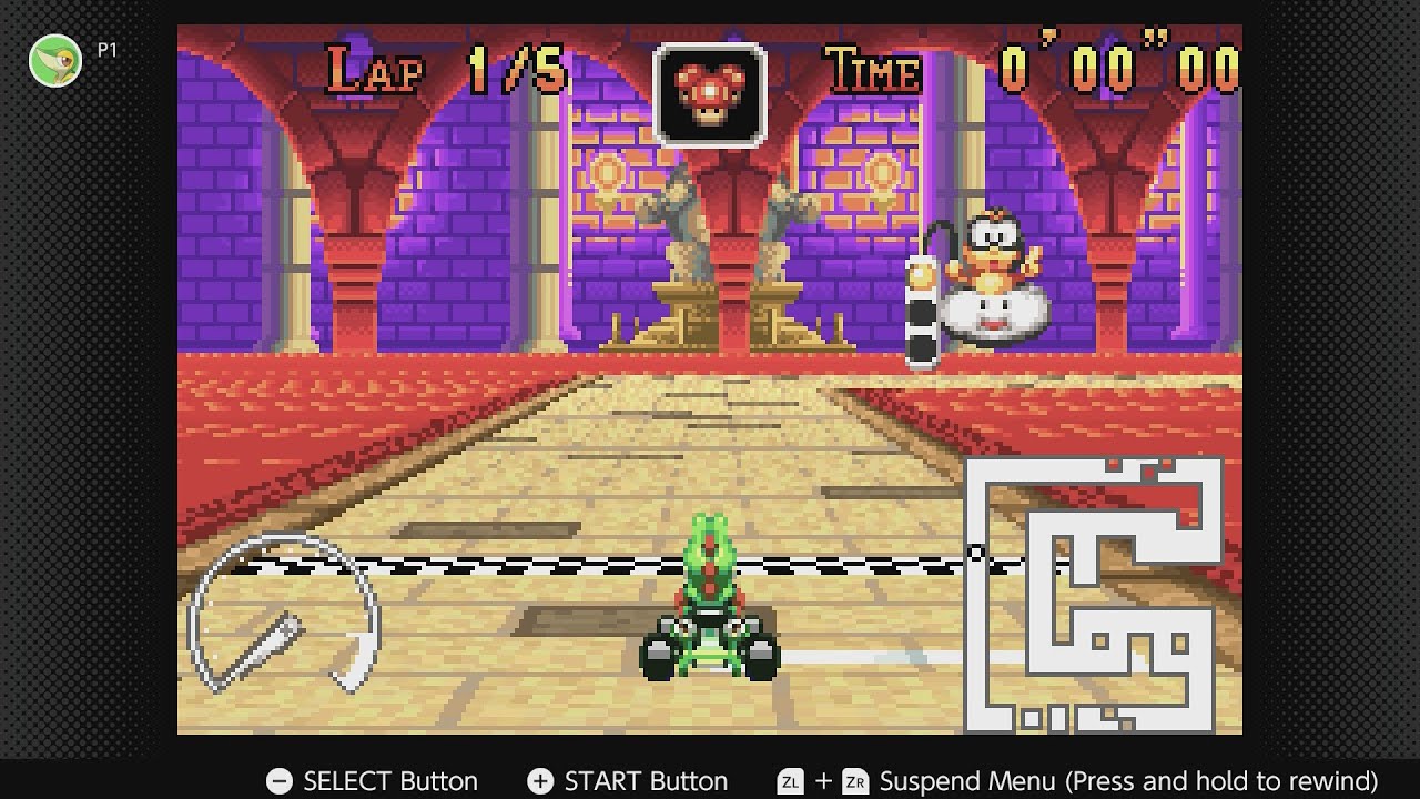SNES Bowser Castle 2 Mario Kart Super Circuit YouTube