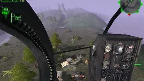 Delta Force: Xtreme (Special Ops Mod) - Strafing in an AH-6