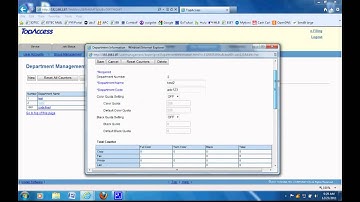 TOSHIBA NEW DEPARTMENT CODE 40 SERIES SETUP 2012