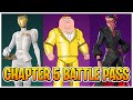 Entire chapter 5  season 1 battle pass fortnite underground