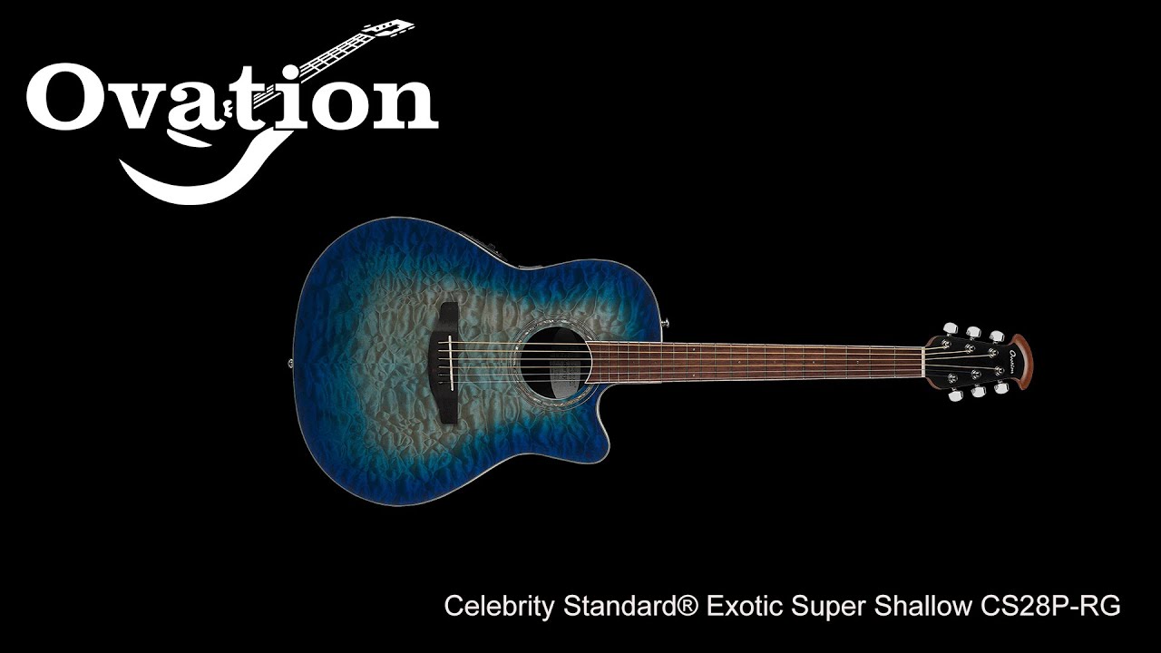 Ovation Celebrity Standard CS28P RG akustična gitara - YouTube