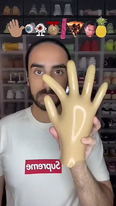 food asmar eating a gummy hand 👏👌🤣😂