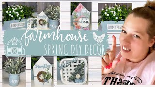 HIGH-END FARMHOUSE SPRING DIYS | REPURPOSED DIYS | GORGEOUS HOME DECOR ON A BUDGET