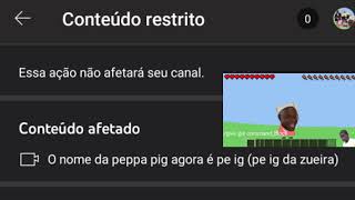 PARA COM ISSO YOUTUBE