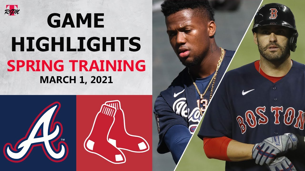 Braves top Red Sox in spring training game